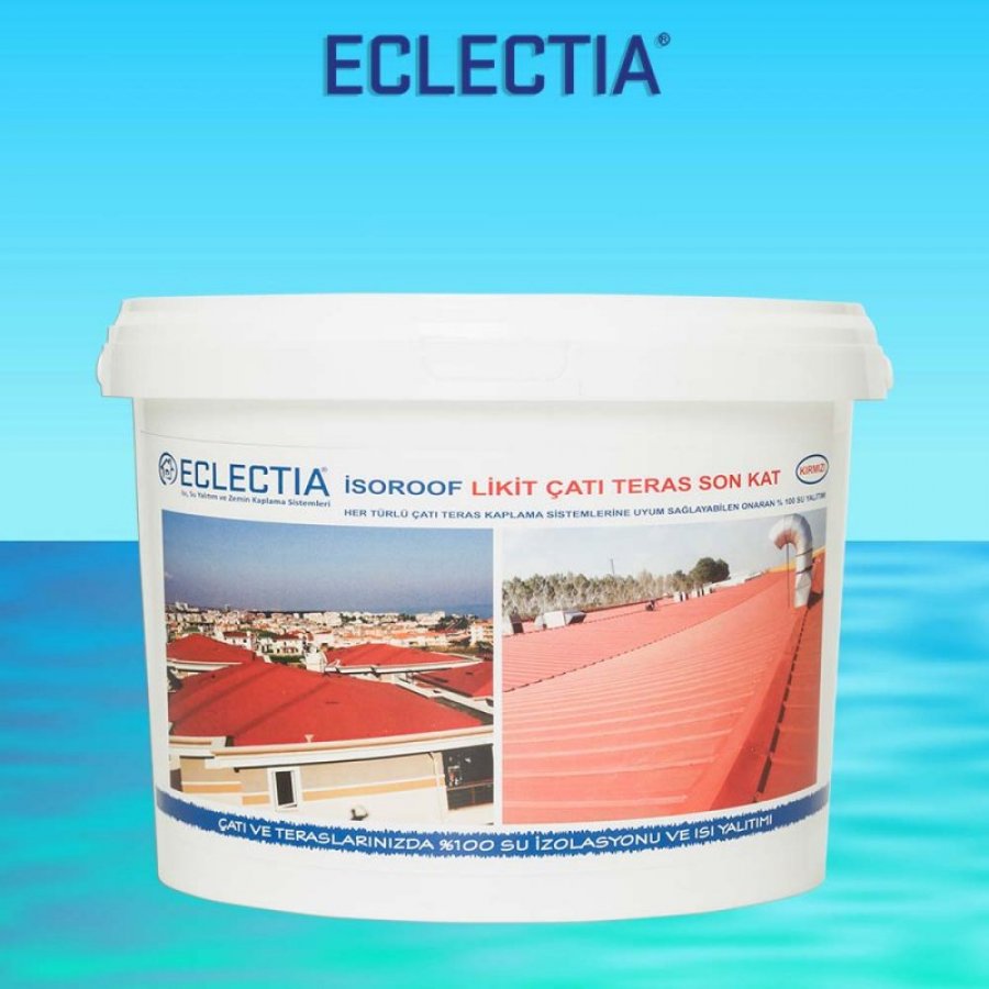 Eclectia İsoroof Likit Çatı Son Kat Kırmızı-Yeşil