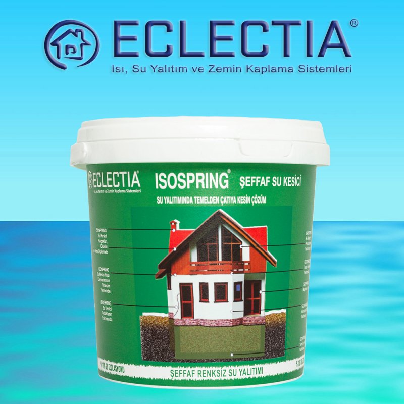 Eclectia İsospring Şeffaf Su Kesici